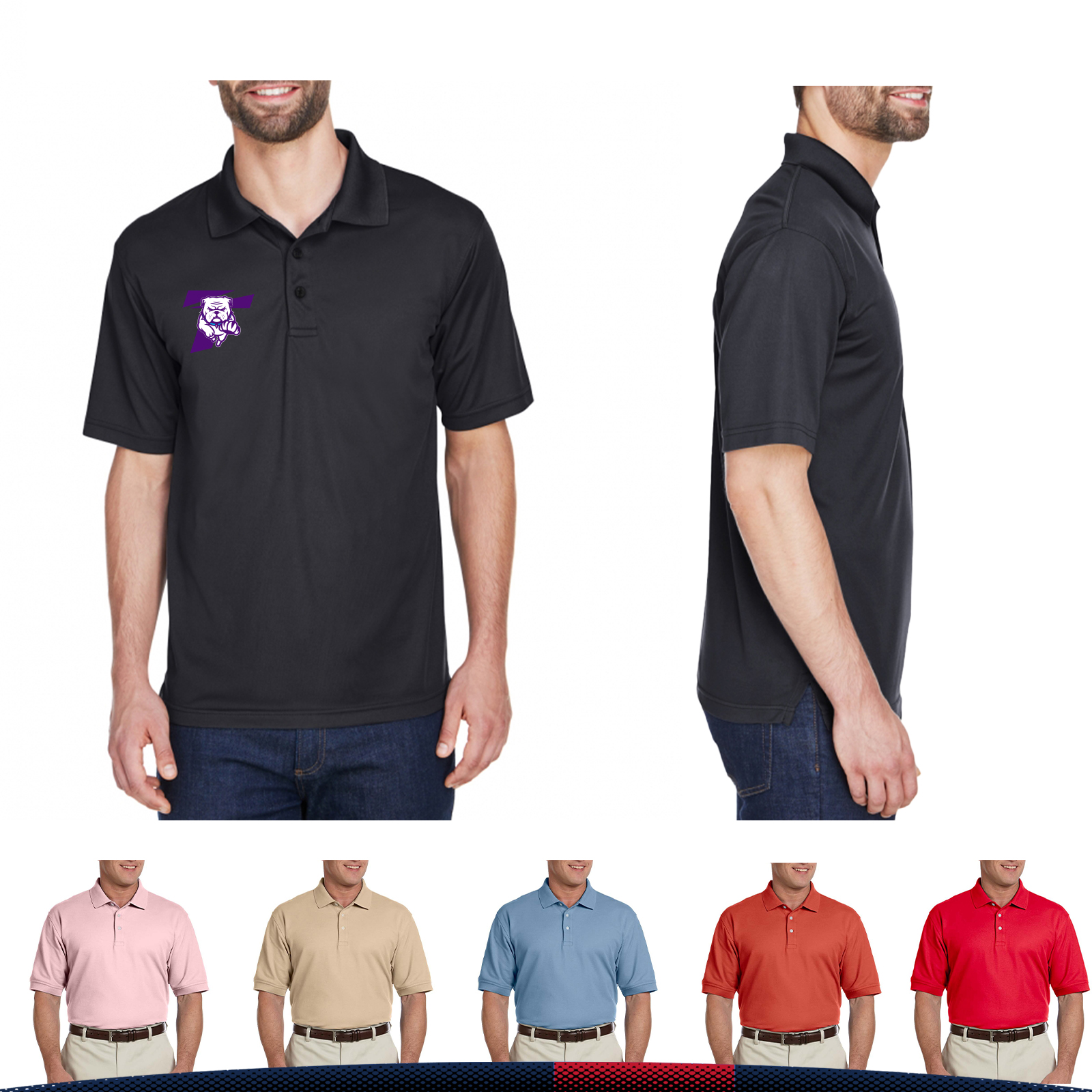 Devon & Jones® Men's Cotton Polo Shirts 5