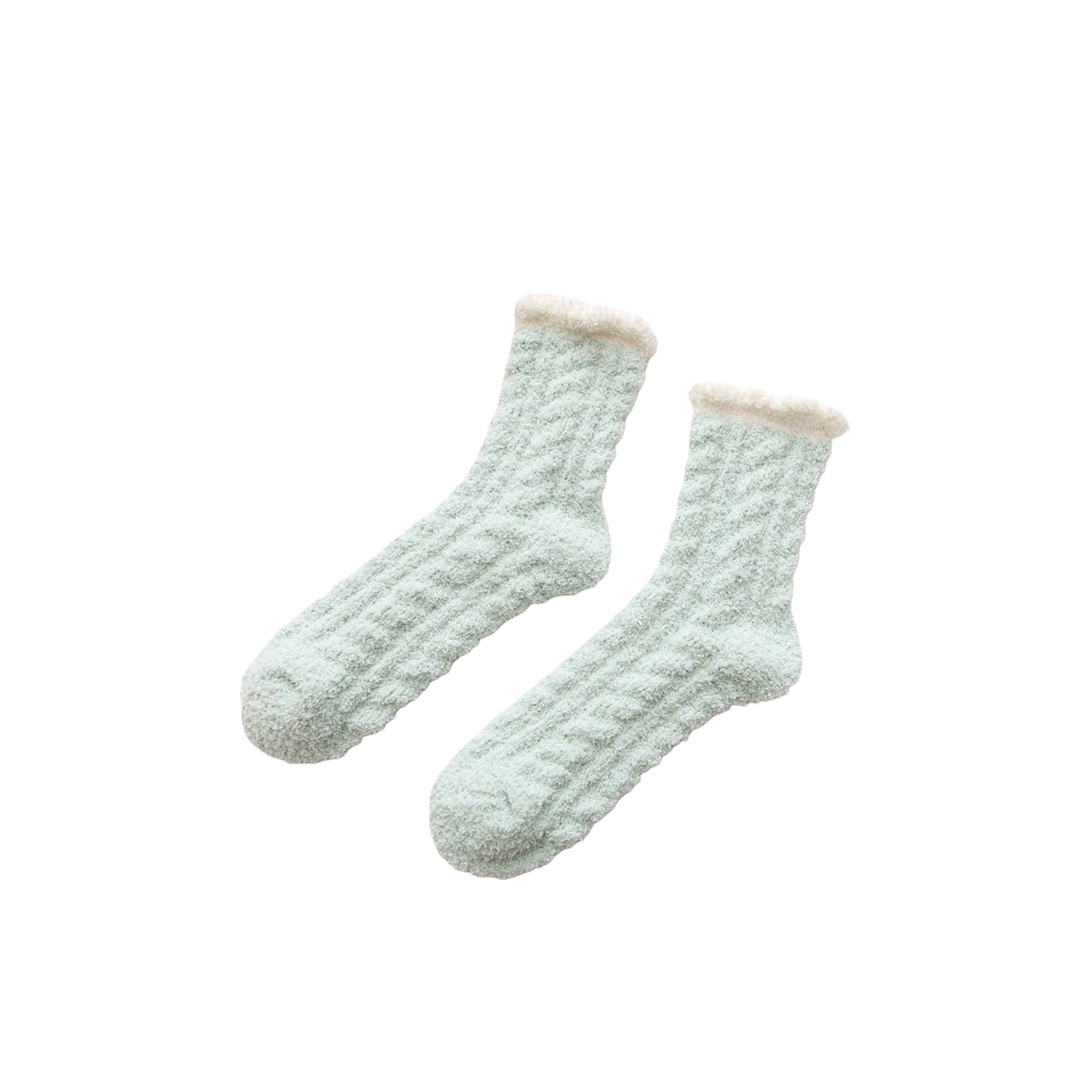 Custom Logo Fuzzy Winter Socks 8
