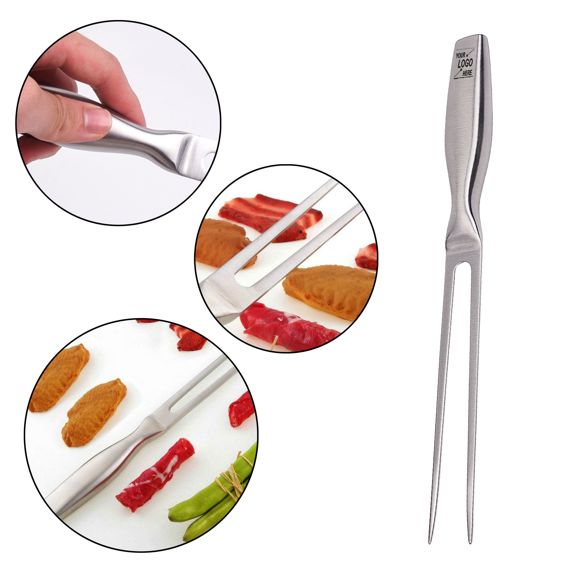 Stainless Steel BBQ Skewers for Outdoor Picnic Family Cooking 2