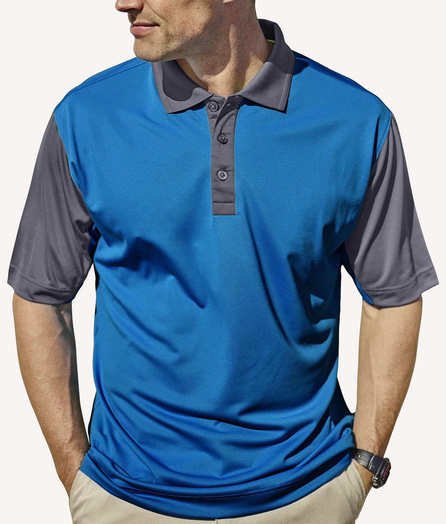 Men's Corvette Hybrid Cooler Polo Shirt 10