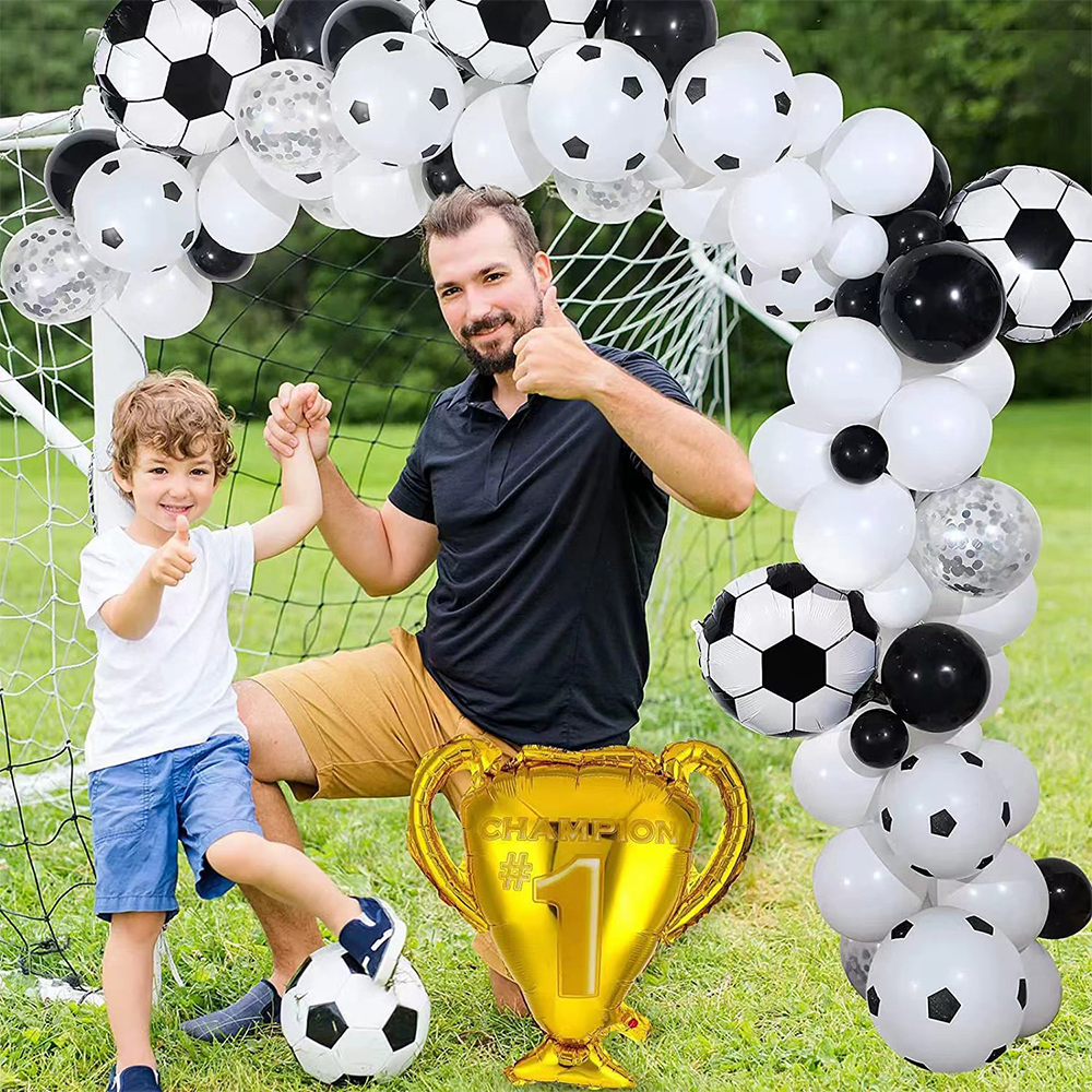 Qatar World Cup Football Theme Party Balloon Set 3