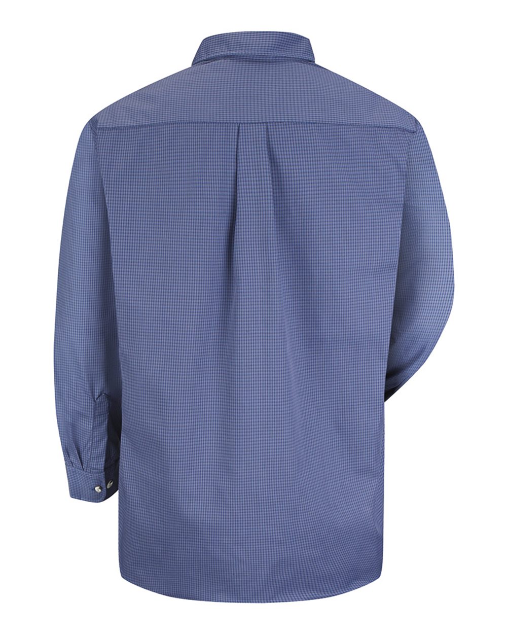 Men's Mini-Plaid Uniform Long Sleeve Shirt - SP74 5