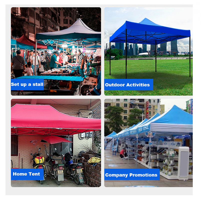 Tent 10x10 Full Color Pop Up Portable Outdoor Canopy Tent 5