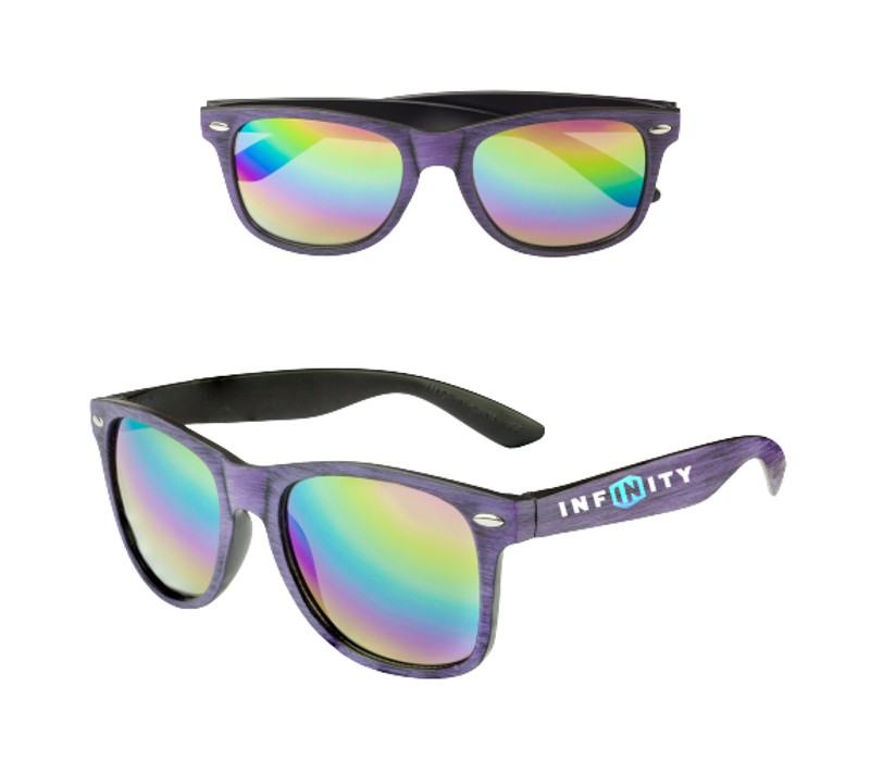 Reflector Mirror Lenses Plastic Sunglasses 3