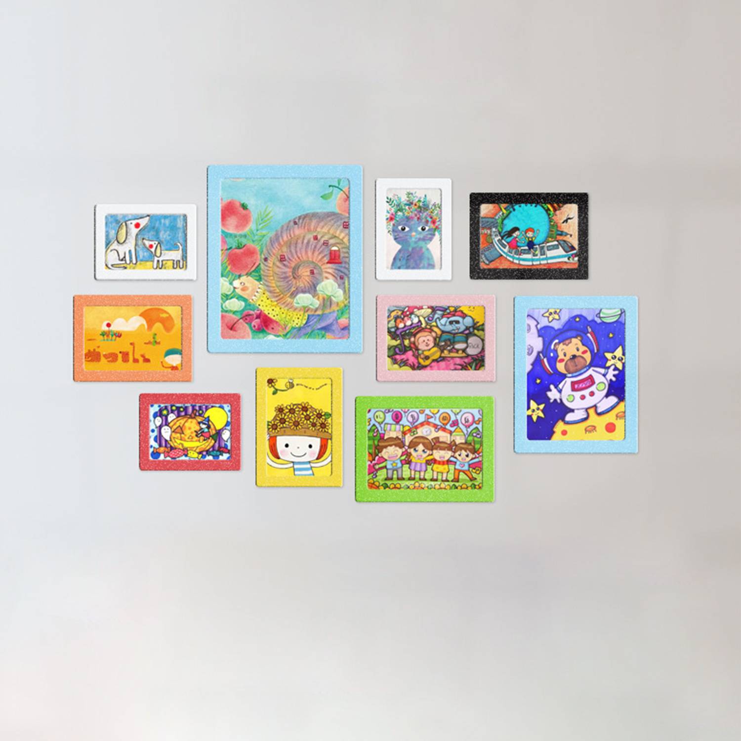 8"Fridge Magnet Photo Frames 1