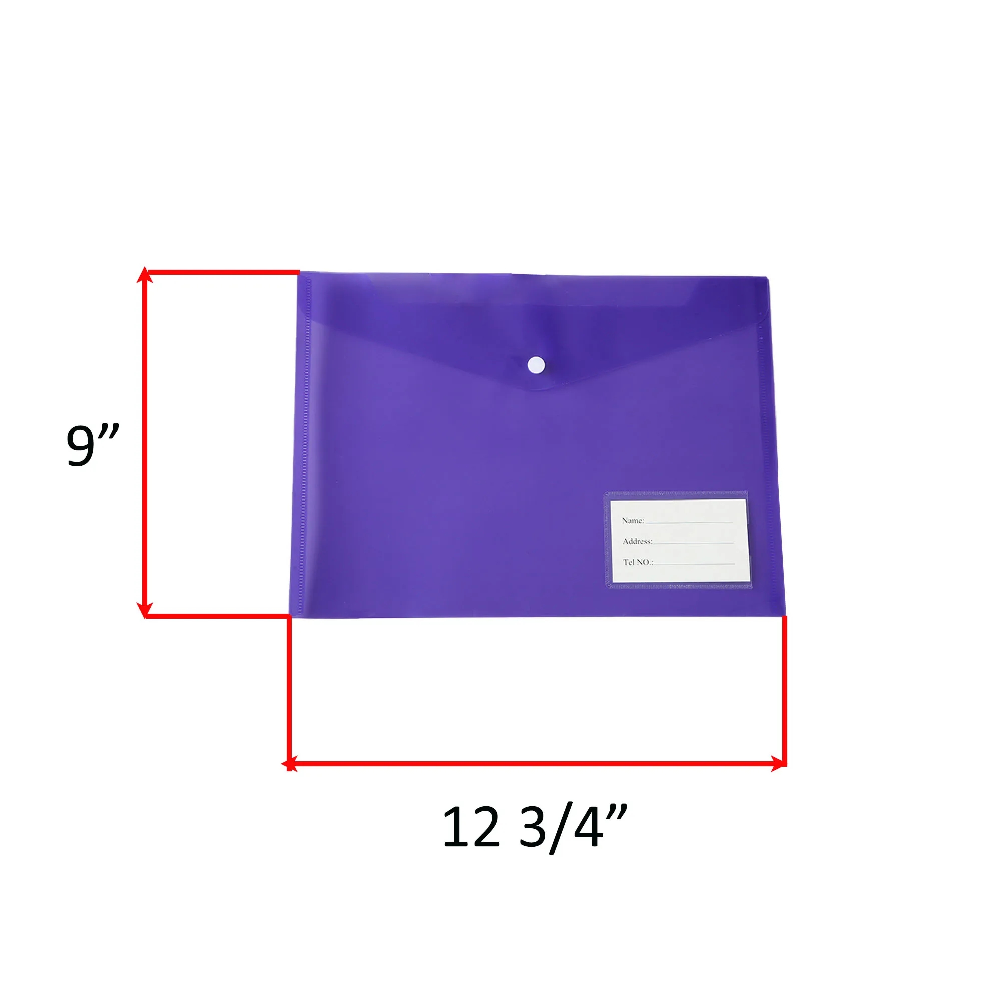 Full Color Silkscreen Plastic Clear File Folder 2