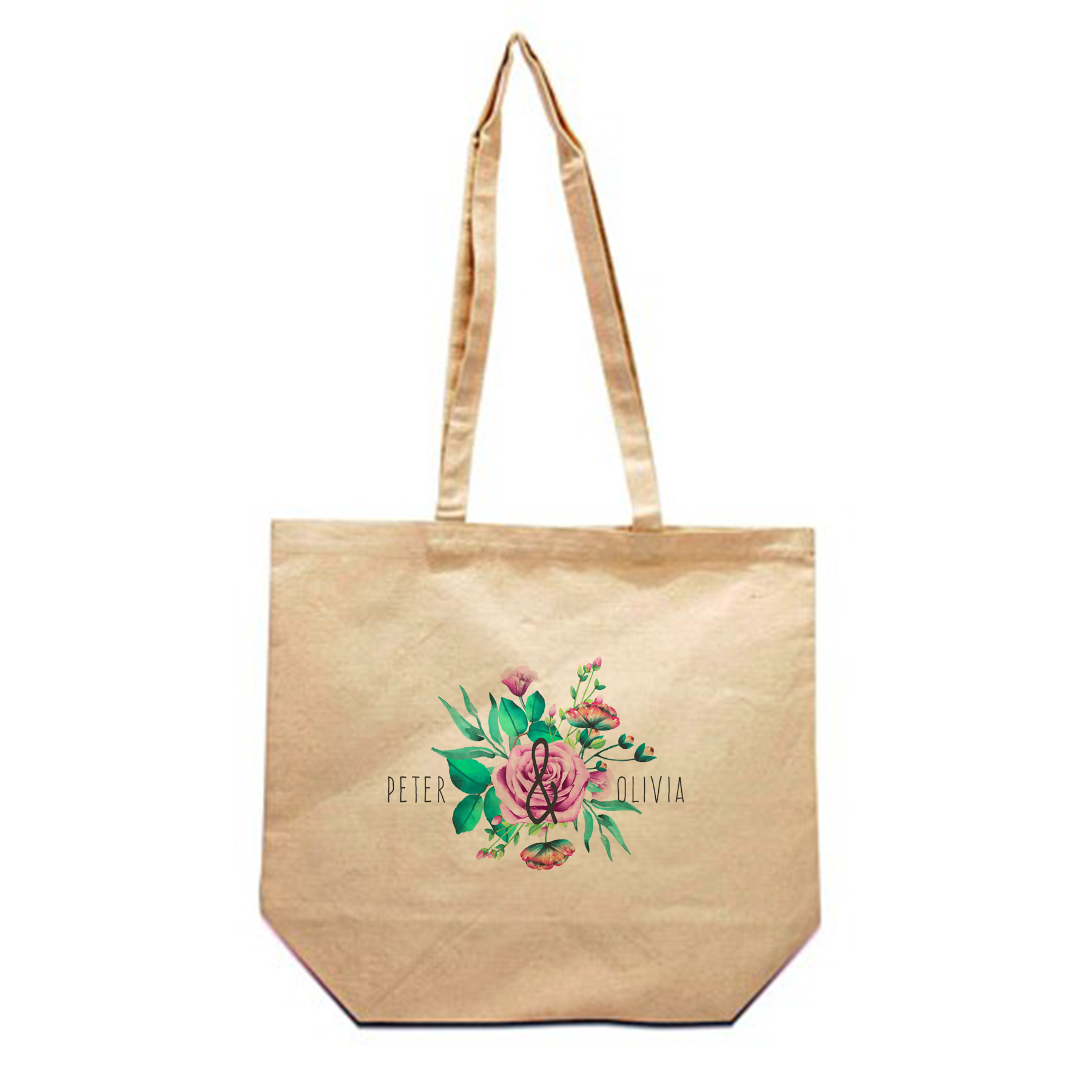 10 oz. cotton Mid Size Economy Canvas Tote 3