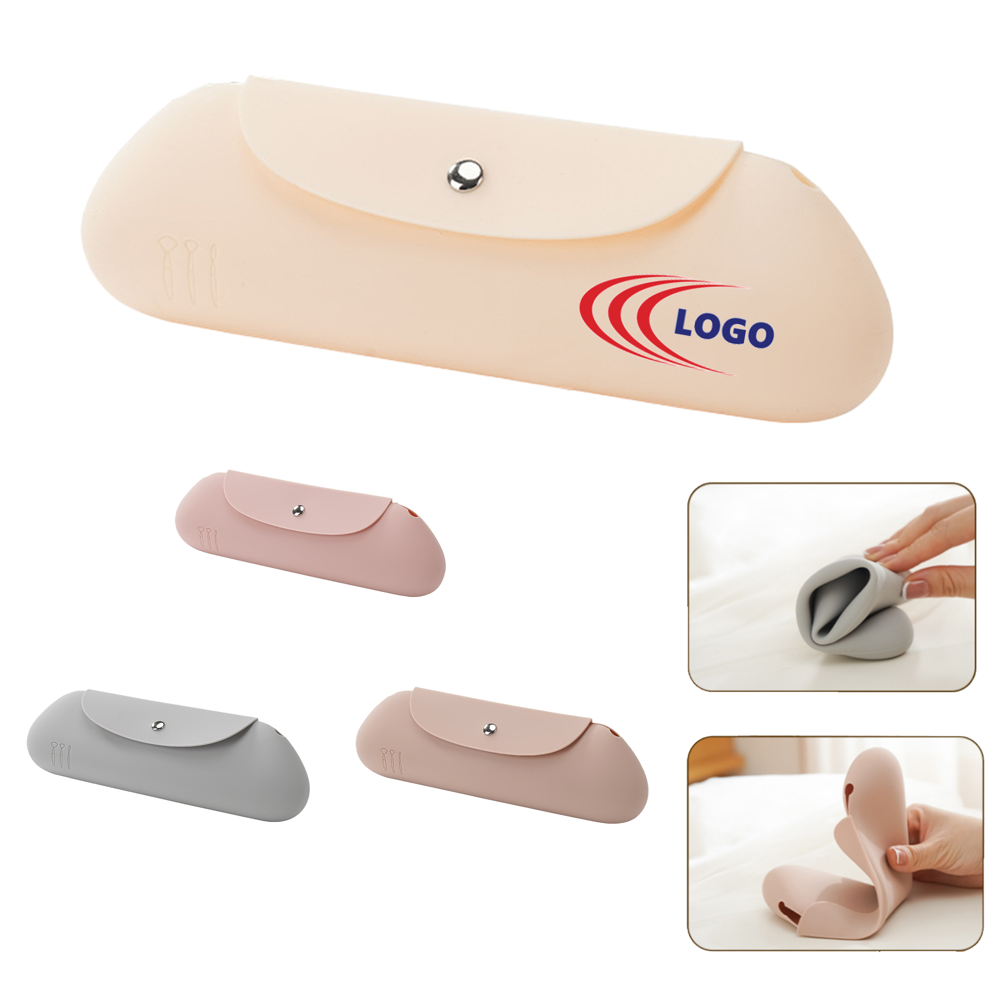 Compact Silicone Cosmetic Case ?C Flexible & Sleek Design 2