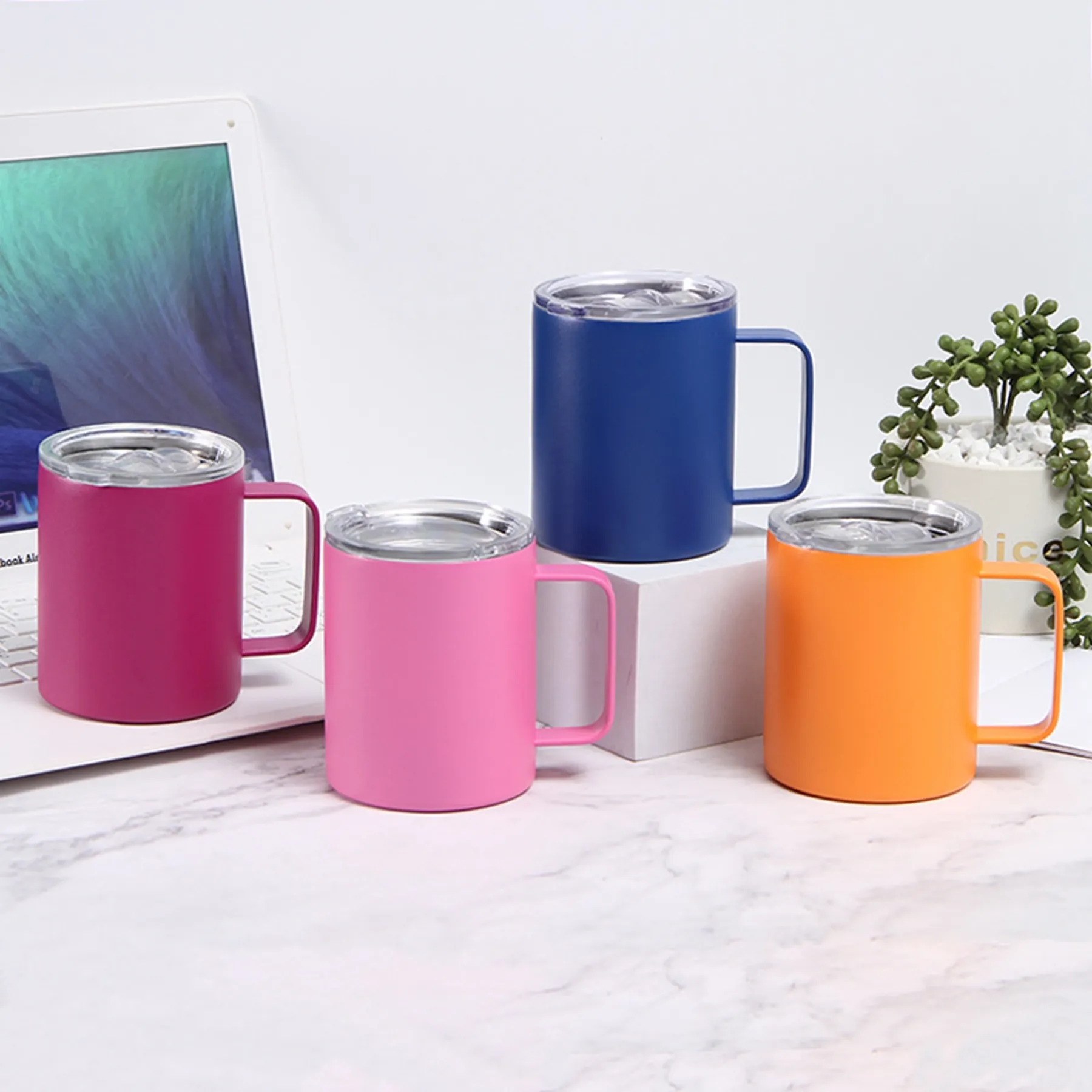 12 Oz. Double Wall Stainless Steel Vacuum Coffee Mug 3