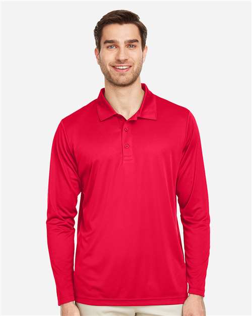 Men's Zone Performance Long Sleeve Polo - TT51L 37