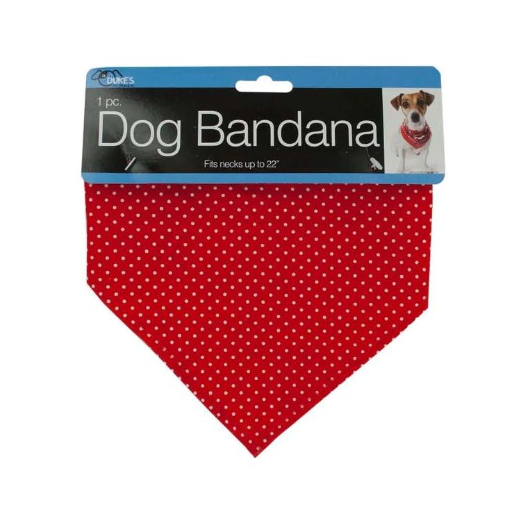 Polka Dot Dog Bandana with Snap Closure Assorted 2