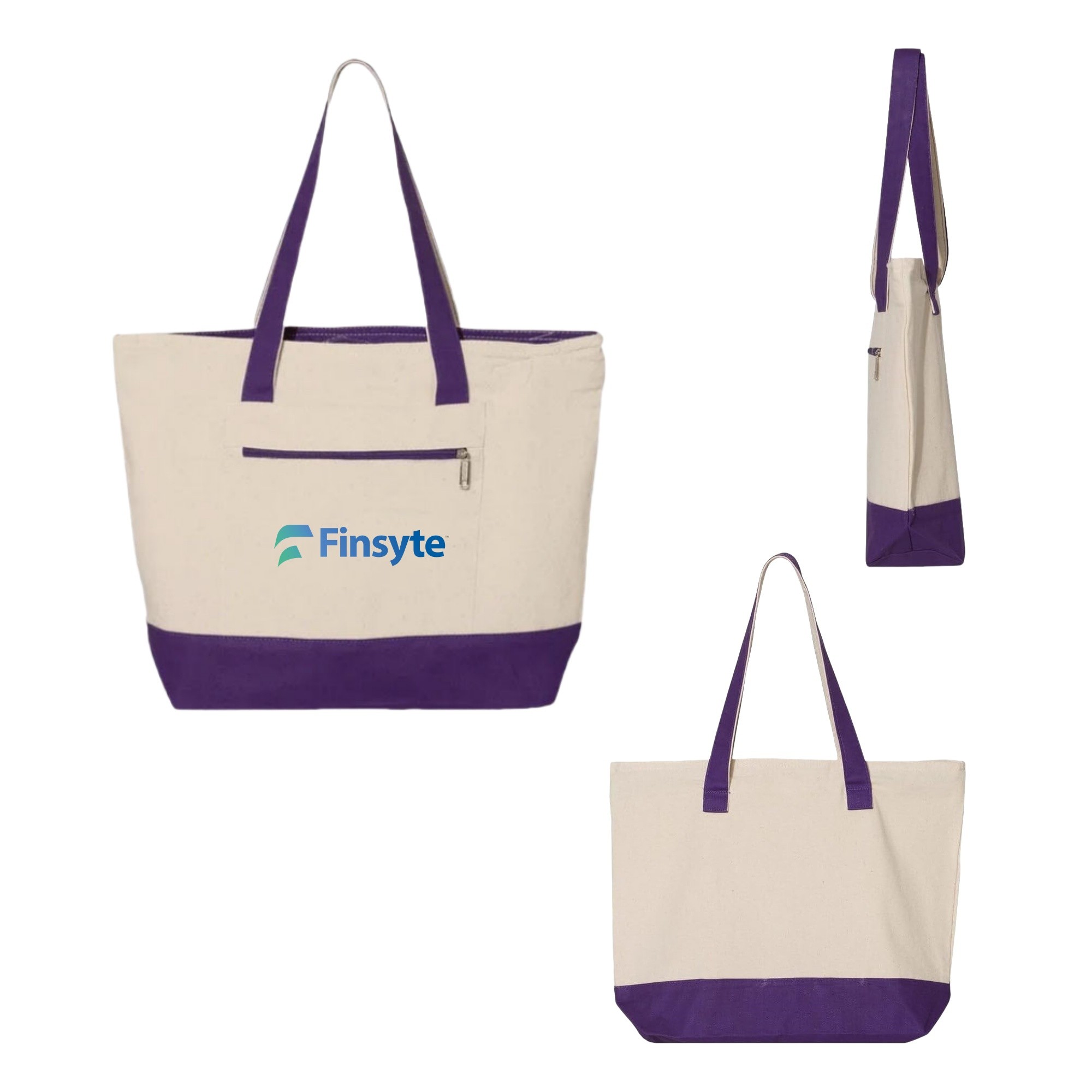 12oz Canvas Cotton Tote Bag 1