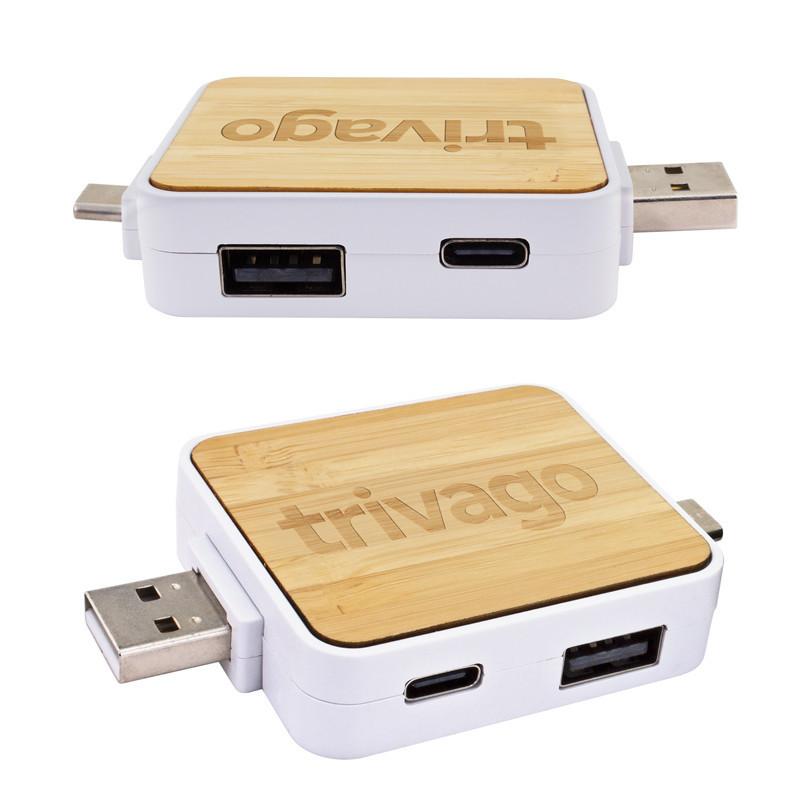Portable Hub with Type-C Recycled ABS 10