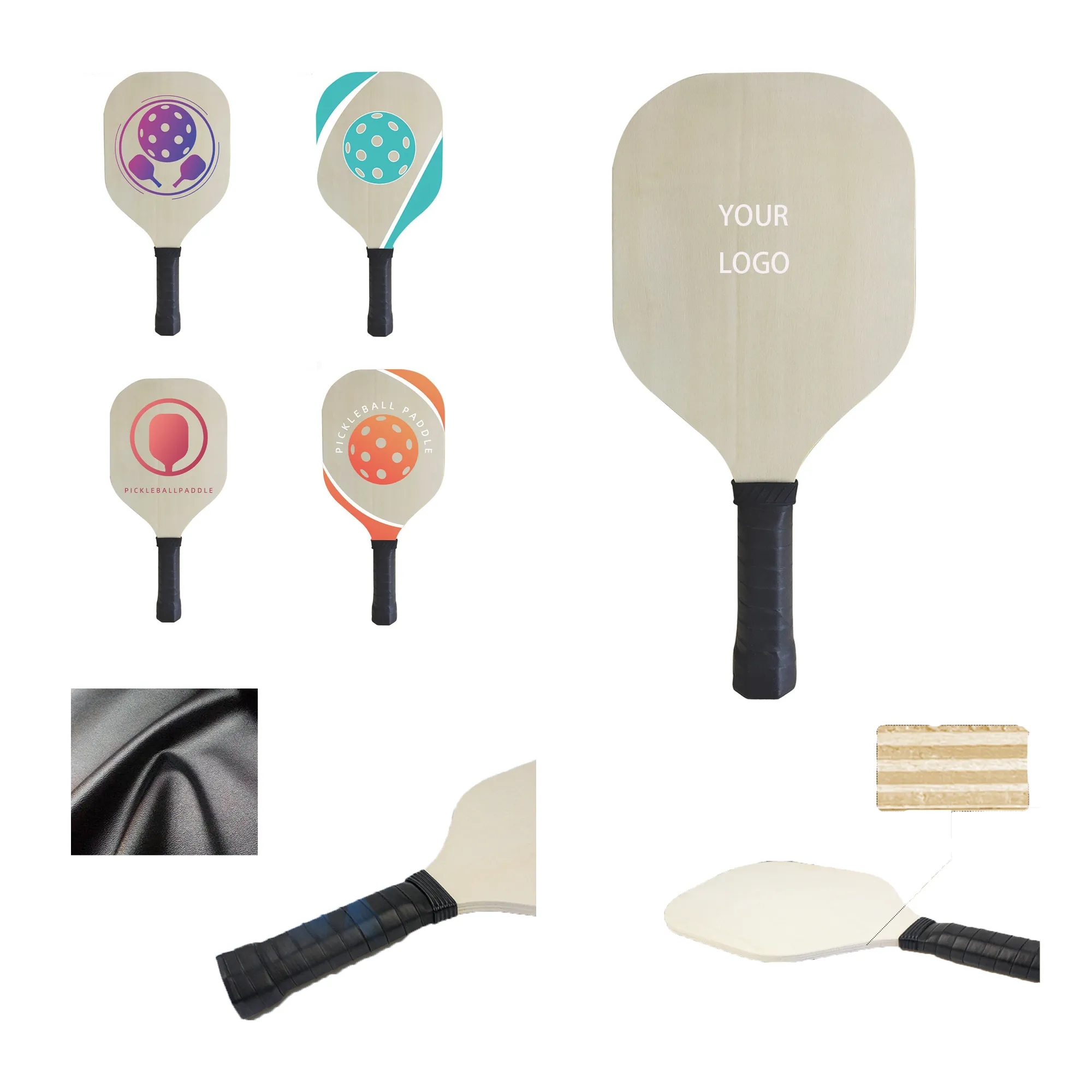 Wooden Pickleball Racket