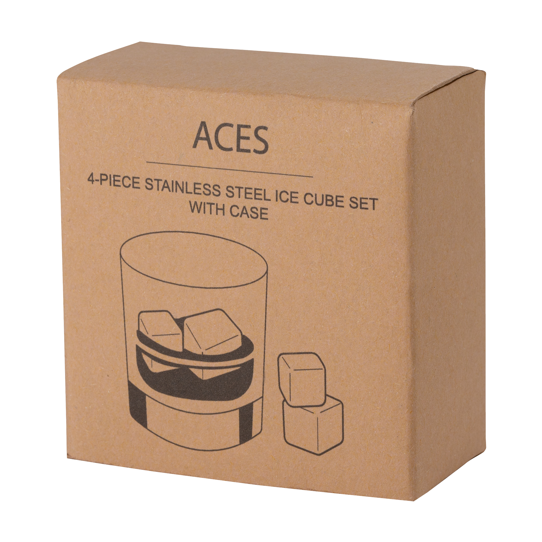 Aces 4-Piece Ice Cube Set 16