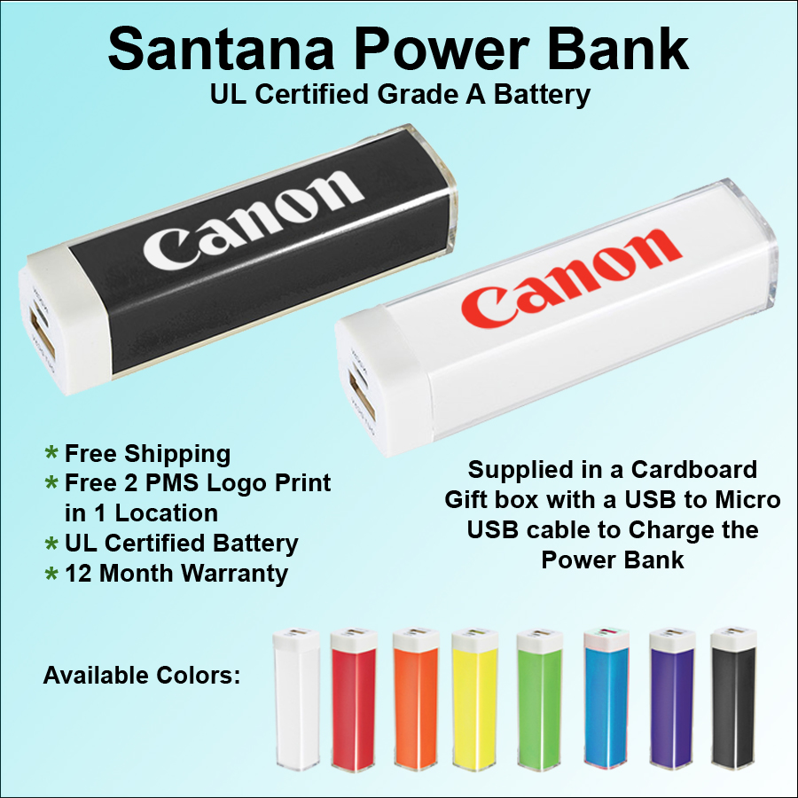 Santana Power Bank - 2000 mAh