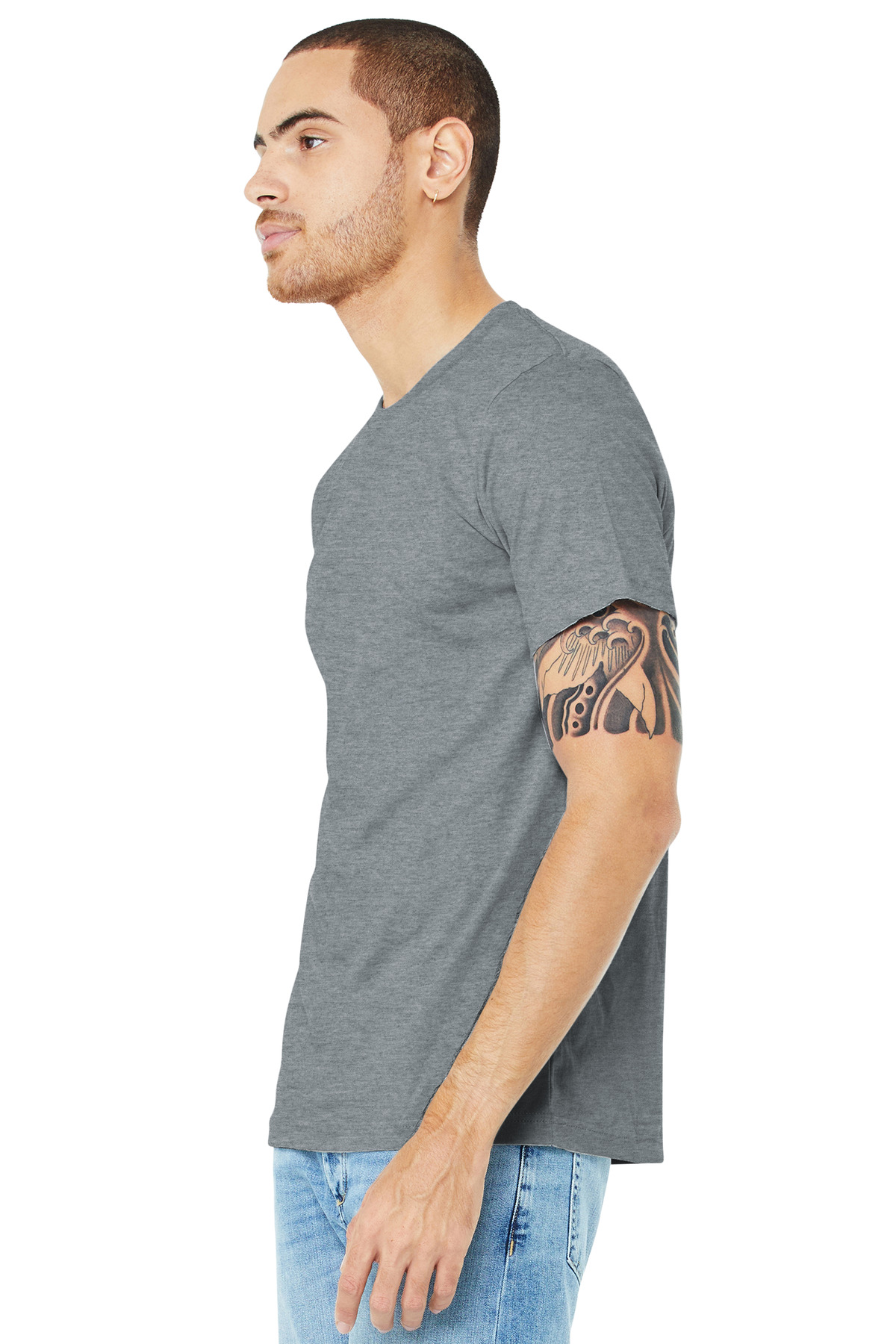 BELLA+CANVAS® Unisex Heather CVC Short Sleeve Tee 116