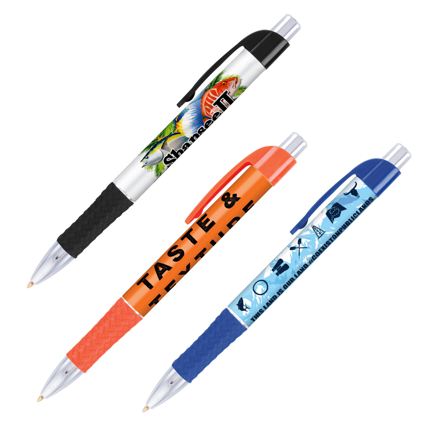Top Flight Plastic Pen (Full Color Imprint)