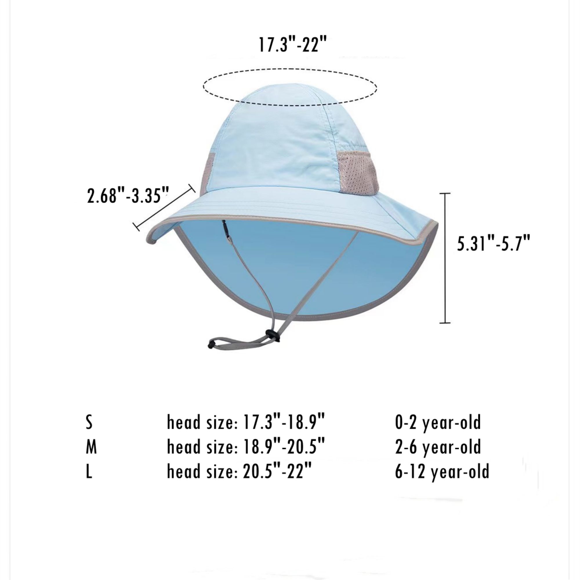 Toddler Sun Hats With Neck Flap 2