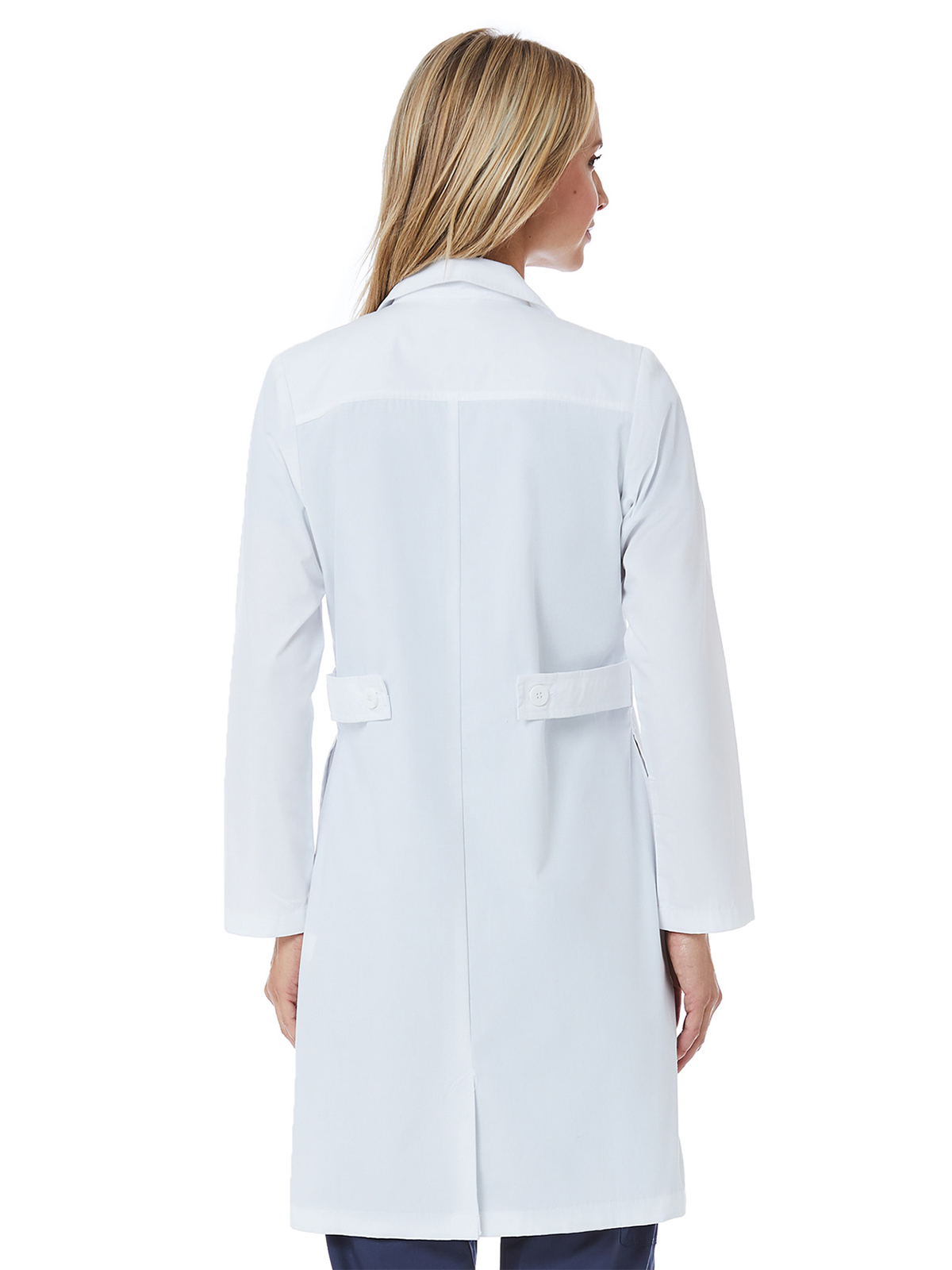Maevn - Red Panda - Women's Three-Pocket 37" Full-Length Lab Coat 4