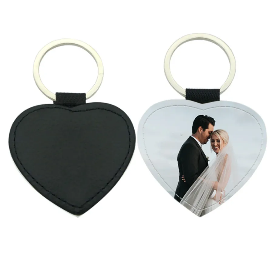Heart Leather Keychain 4