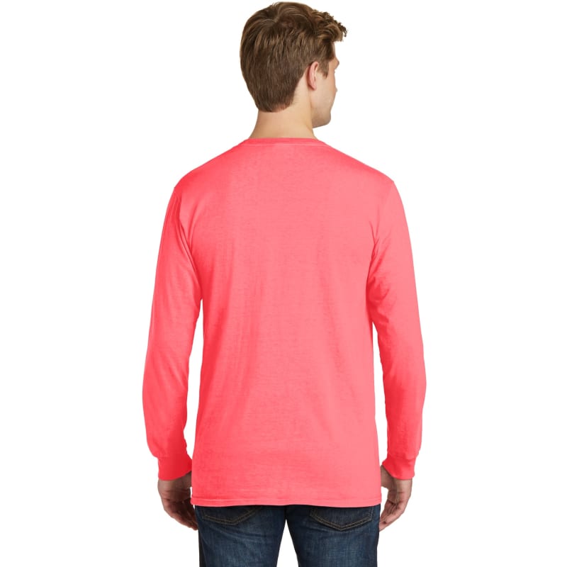 Port & Company Beach Wash Garment-Dyed Long Sleeve Pocket Tee 41