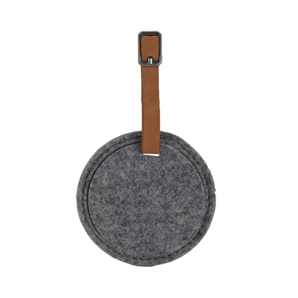 Juniper Felt Round Luggage Tag 5