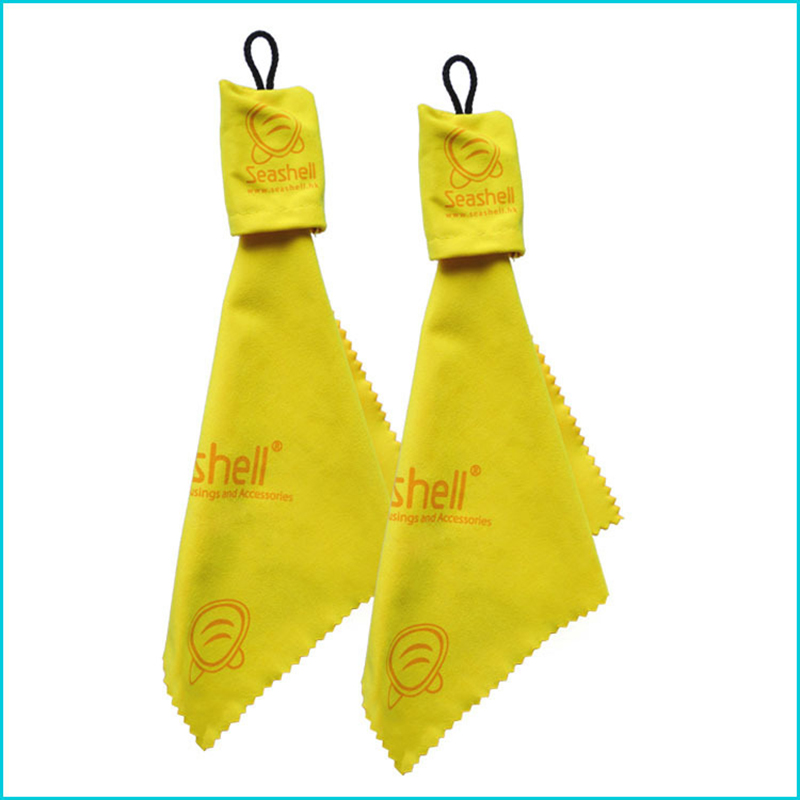 Microfiber Screen Lens Cleaning Cloth w/Carabinar 17
