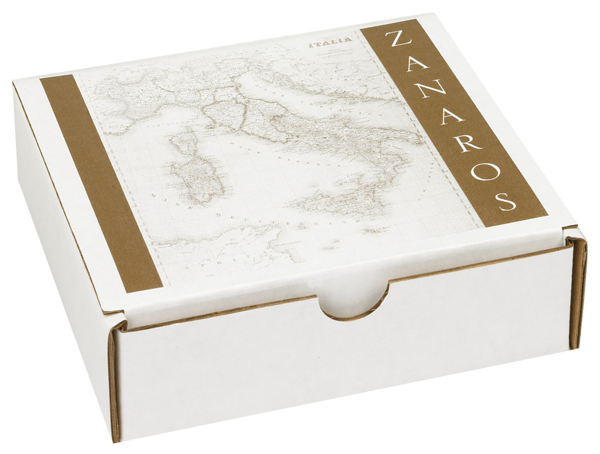 6 1/2" x 6" x 1 3/4" - B-Flute Inside Tuck Box 1