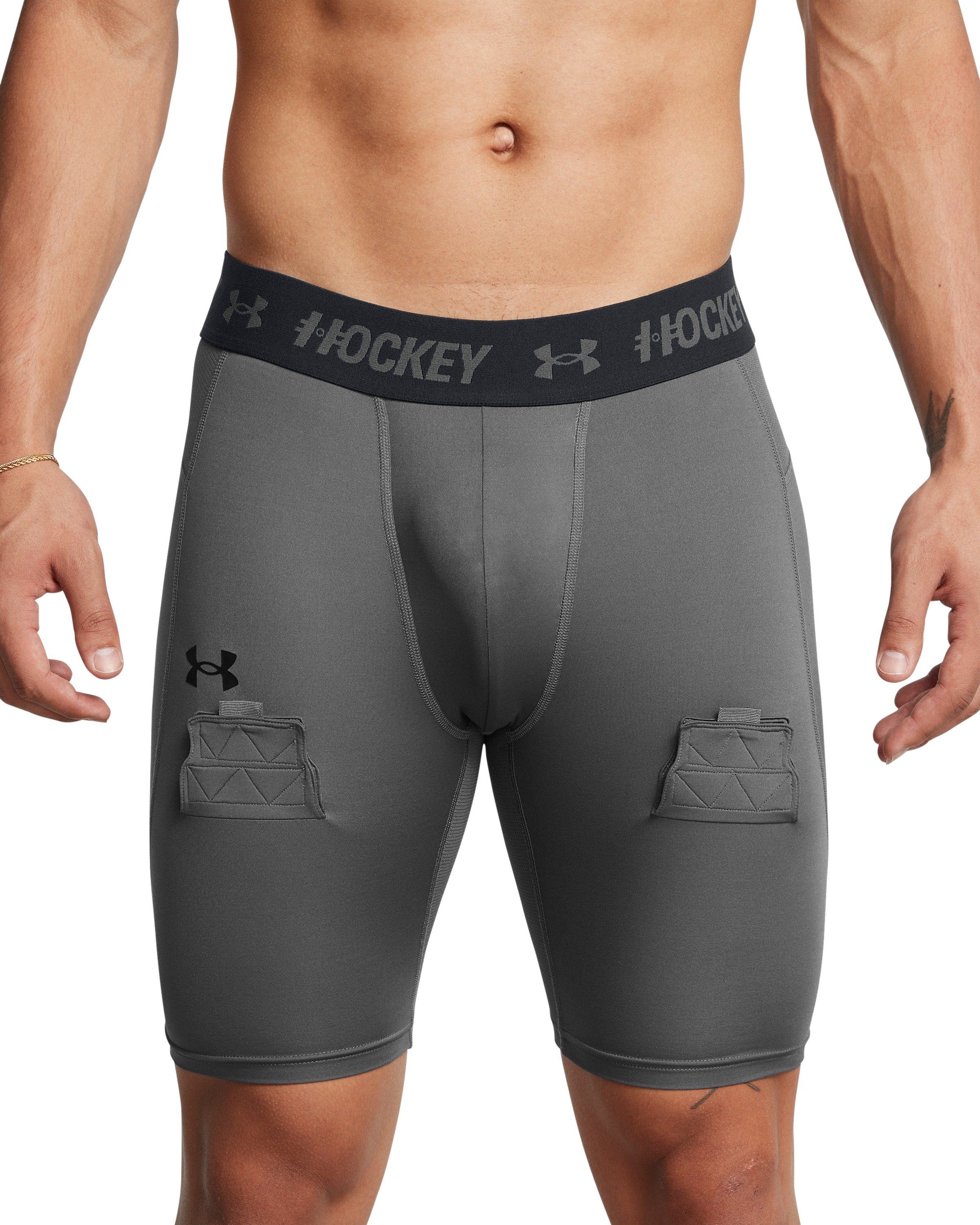 UA Hockey Compression Men's 9 Shorts 3