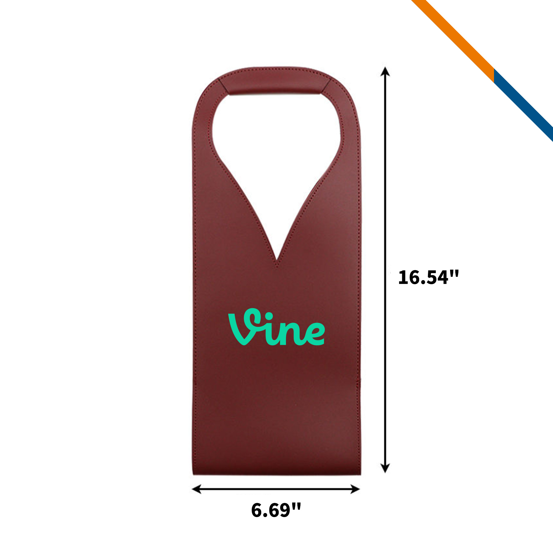 VinoChic PU Leather Wine Tote Bag 5