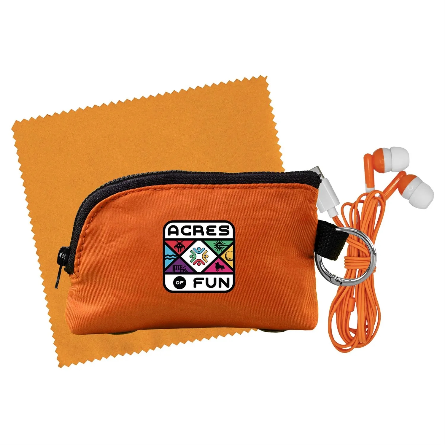 Zip Around Cloth & Ear Bud Kit 6