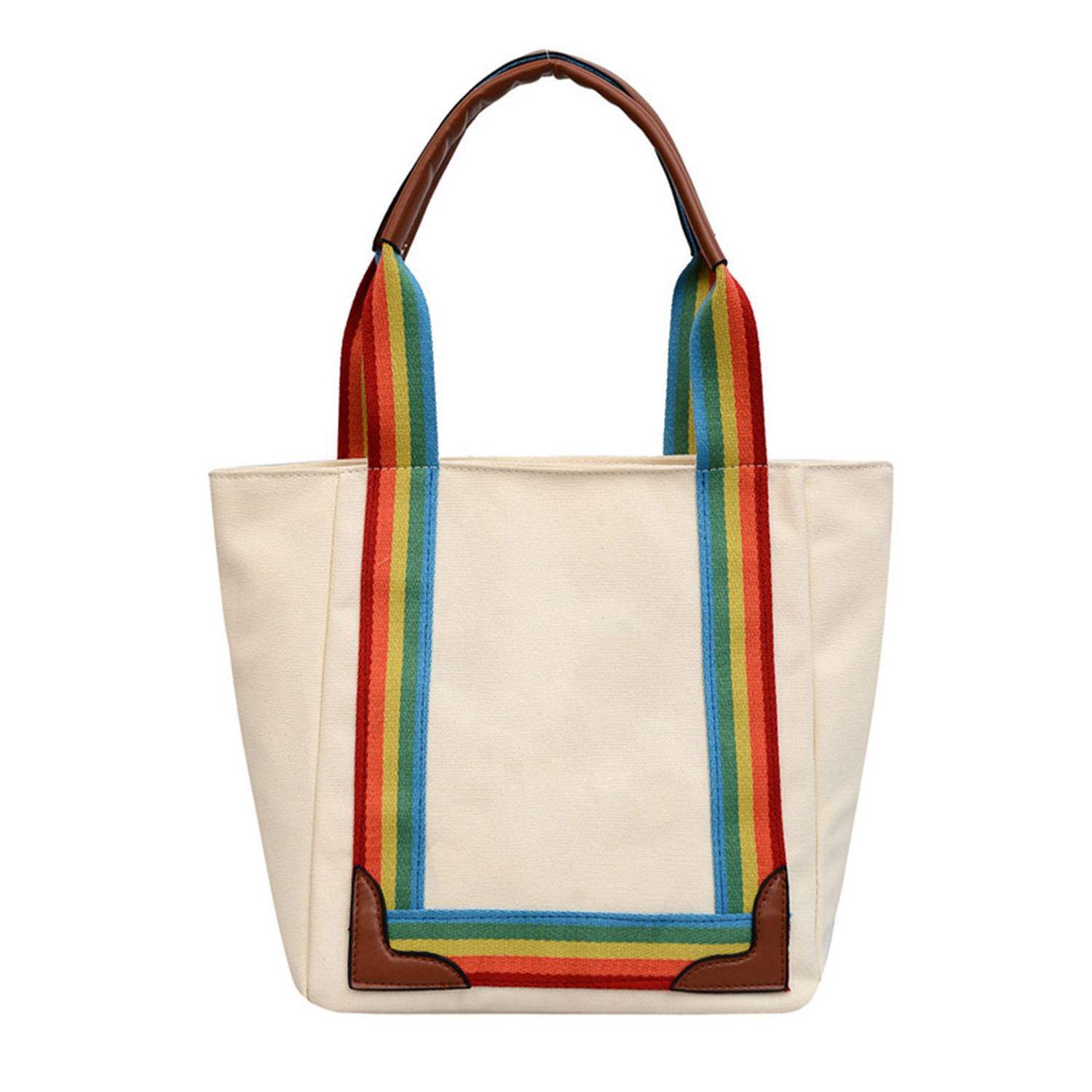 Large Capacity Canvas Tote Bag, custom tote bag with logo imprint 2