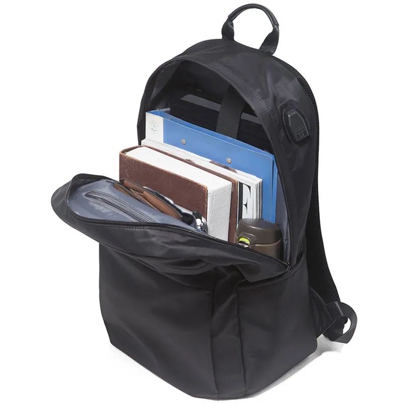 Simple Travel Laptops Backpacks With USB Charging Port 4