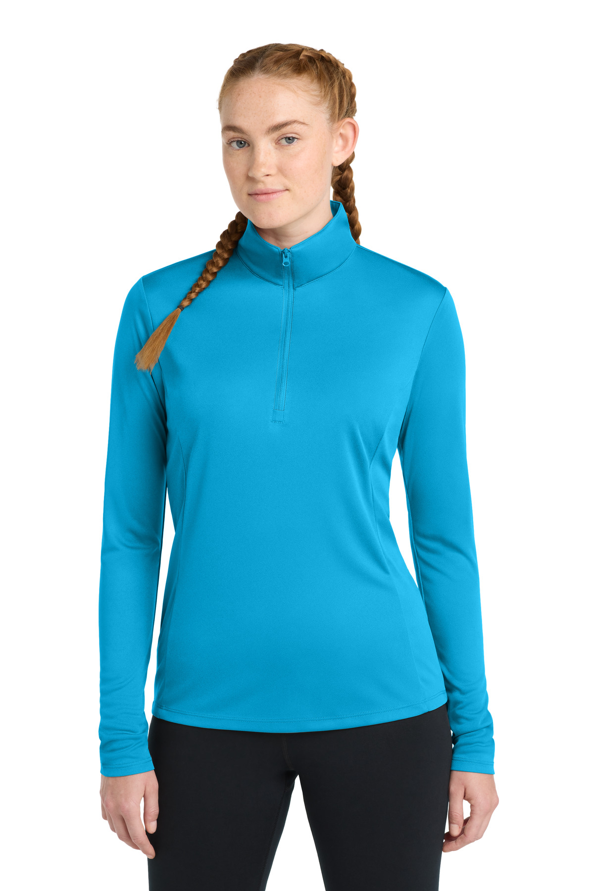 Sport-Tek Women's PosiCharge Competitor 1/4-Zip Pullover. LST357, custom hoodie or sweatshirt with logo imprint 64