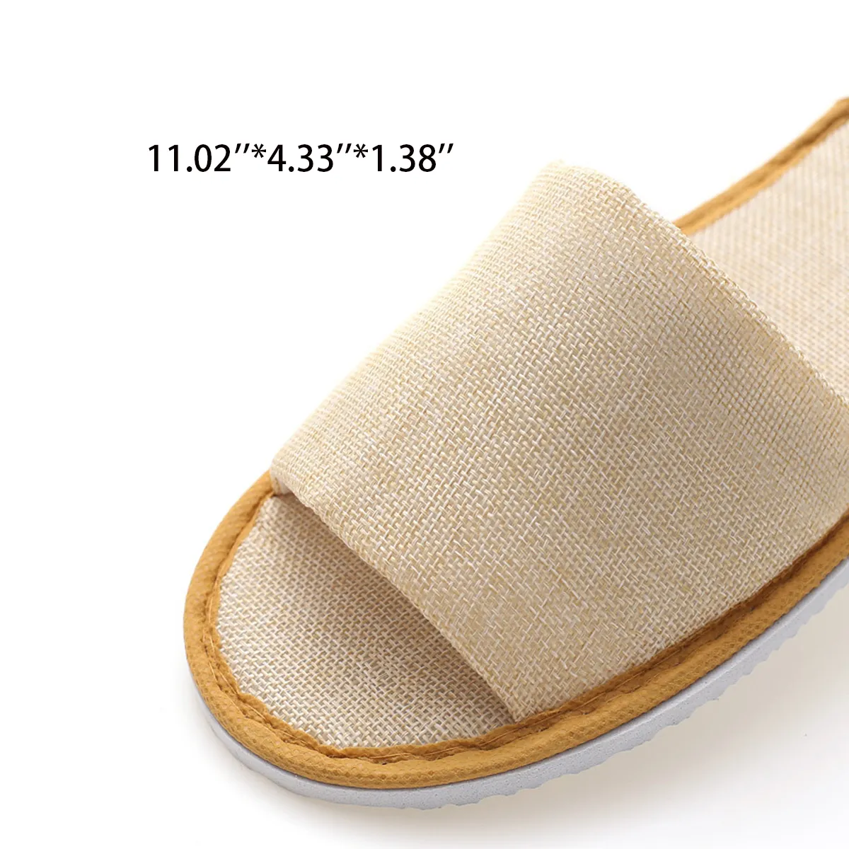 Open Toe Hotel Guest Spa Slippers 4