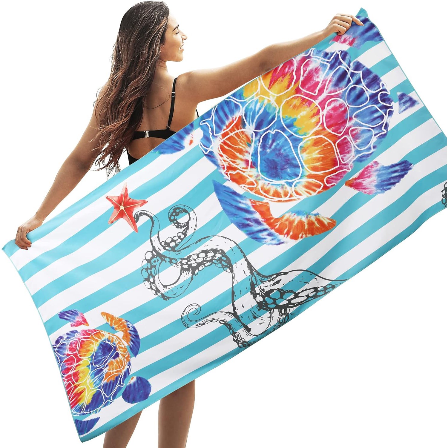 35″ X 70″ Premium Sublimated Silk Touch Velour Beach Towel 12