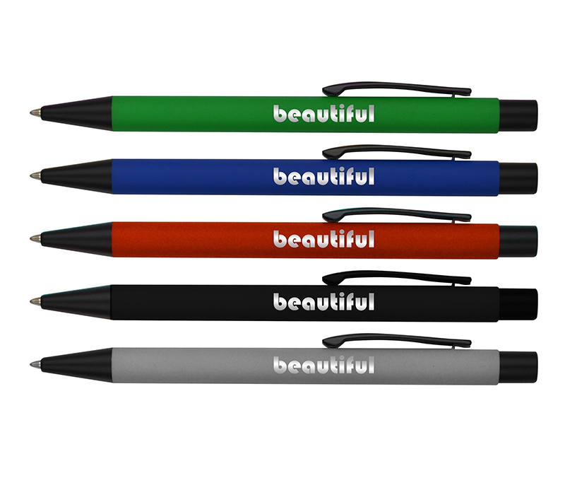 Soft Rubber Metal Pen 5