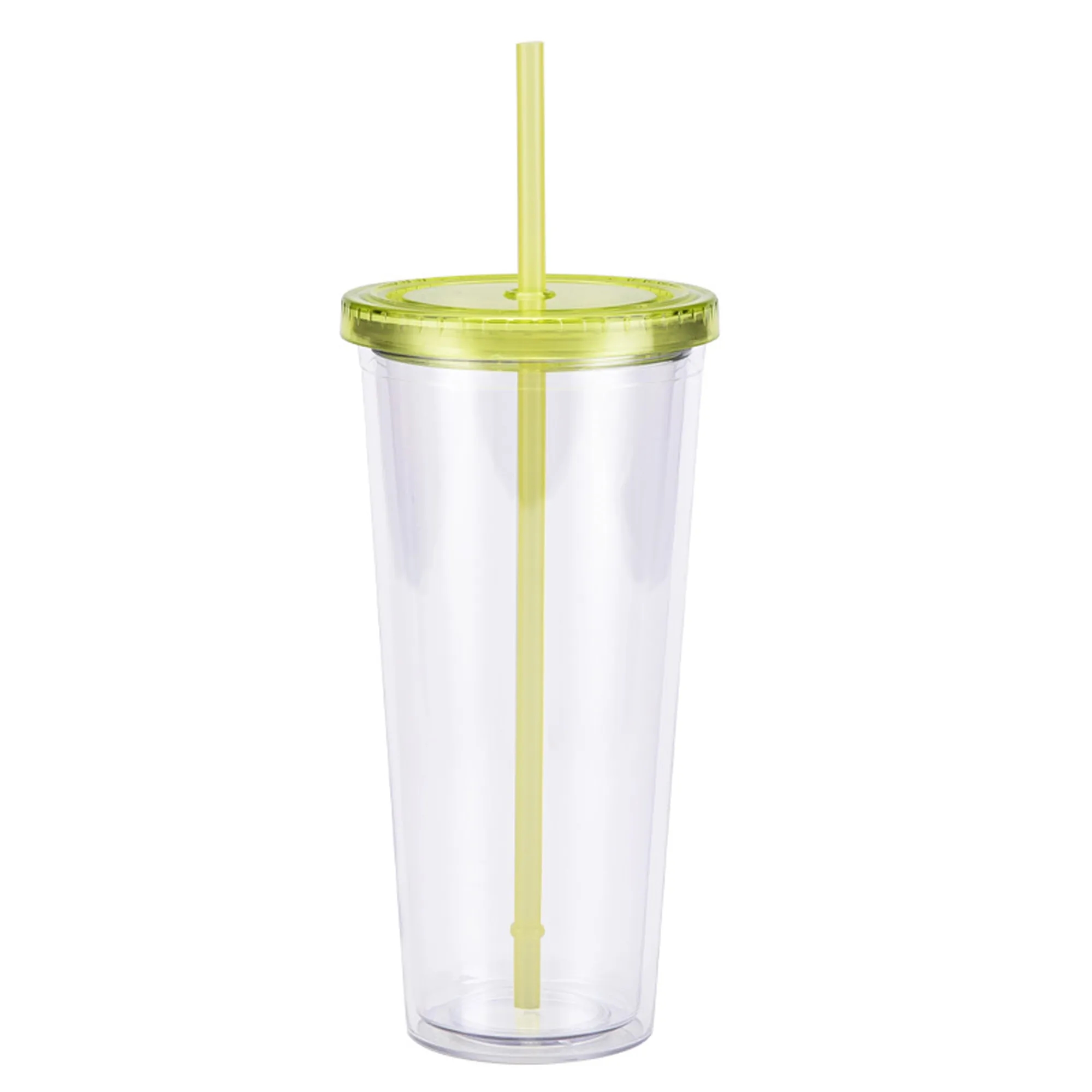 Custom 24oz AS Plastic Straw Cup 9