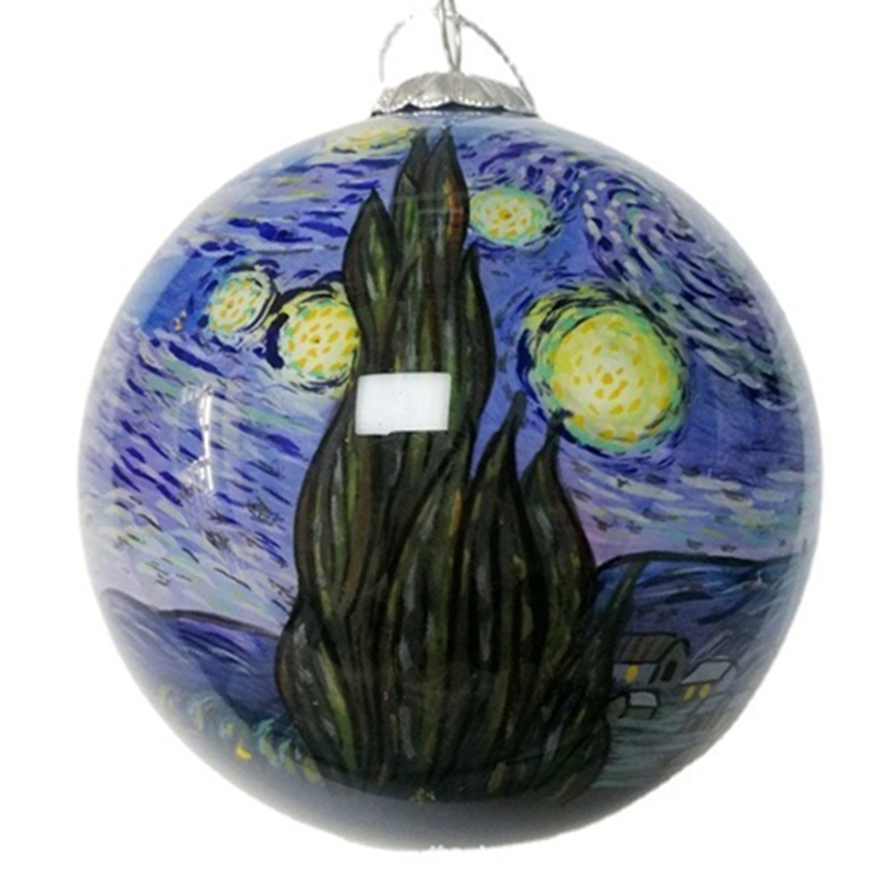 Hand Drawing Glass Christmas Ball 8