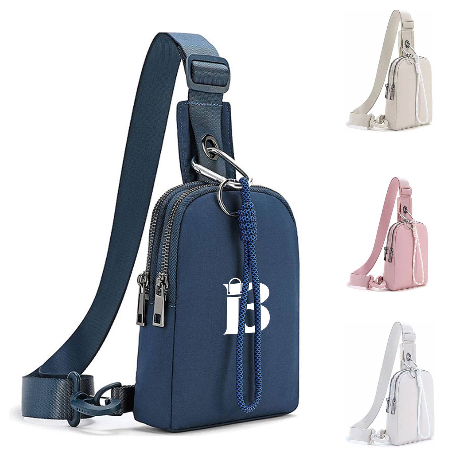 Shoulder Chest Pack Sling Bag Backpack with Key Chain 2