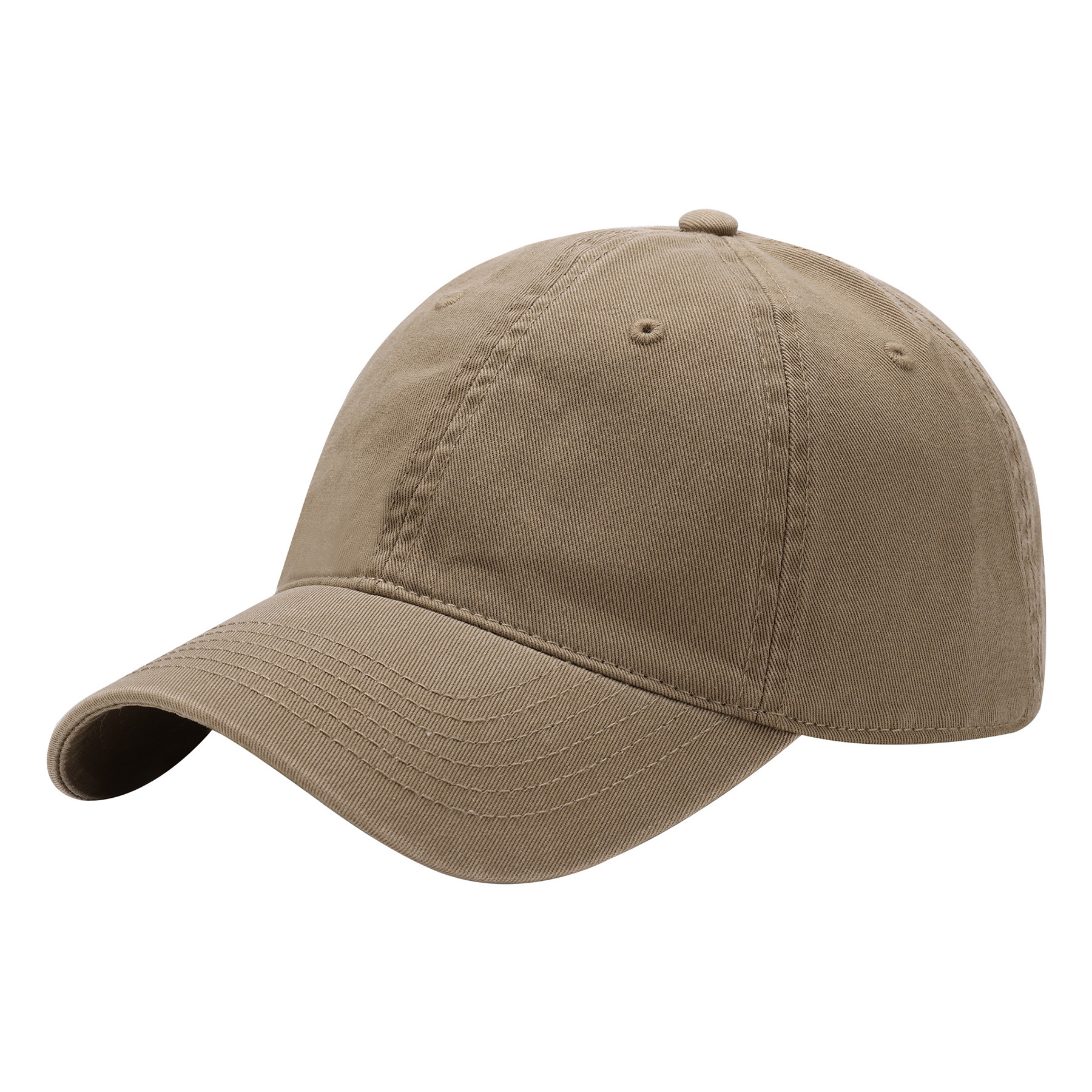Cotton Washed Solid Color Soft Top Duckbill Cap 4