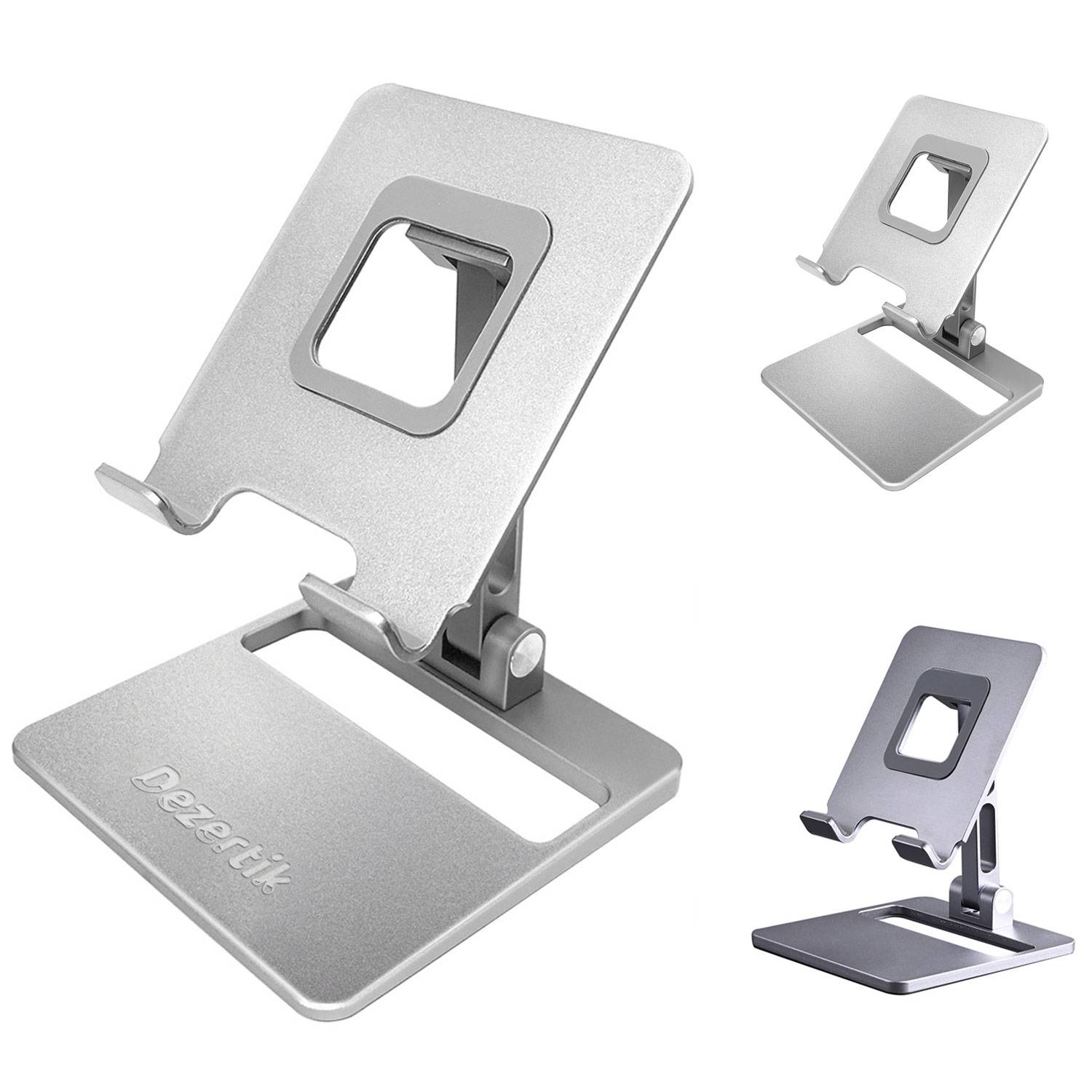 Portable Dual Fold Aluminum Phone Tablet Stand