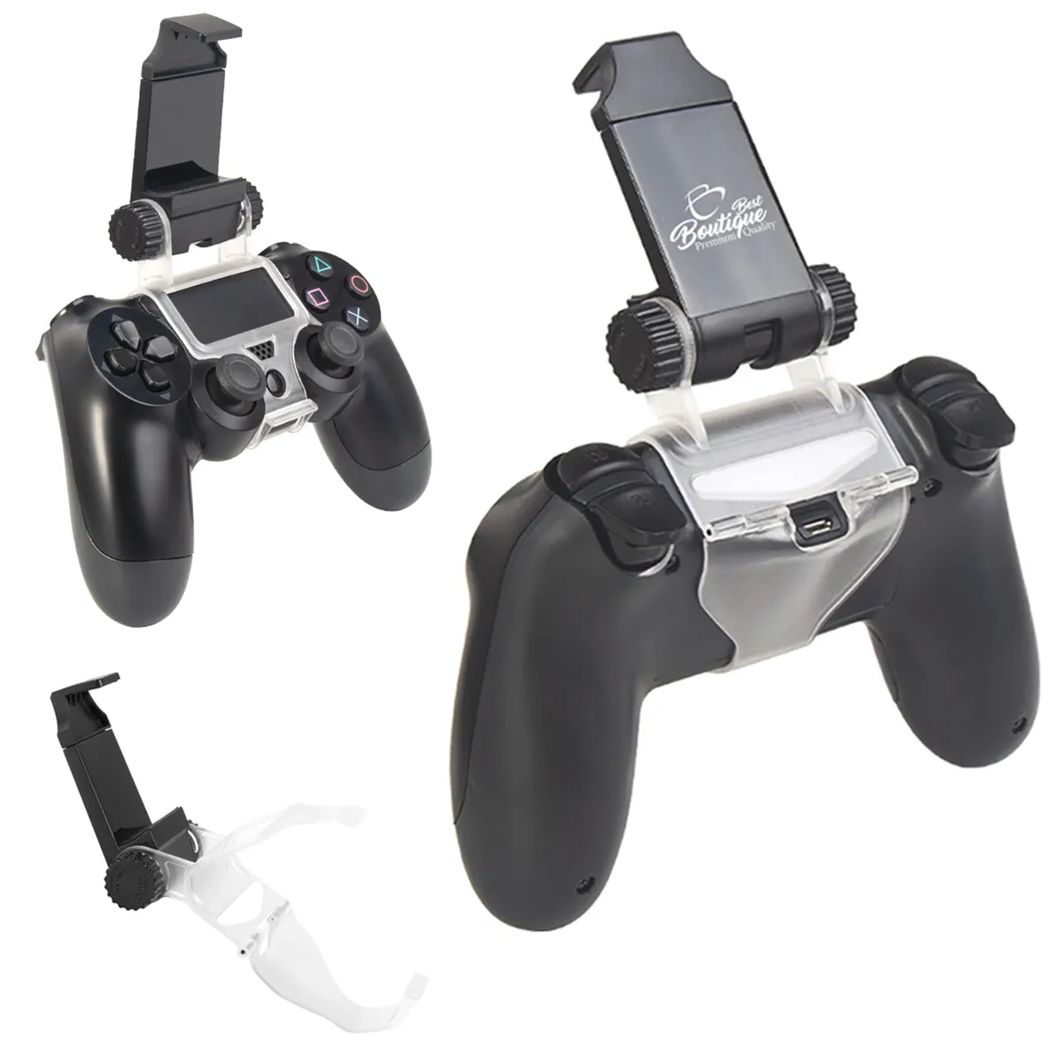 PS4 Game Controller Clip Holder Clamp Mount 3