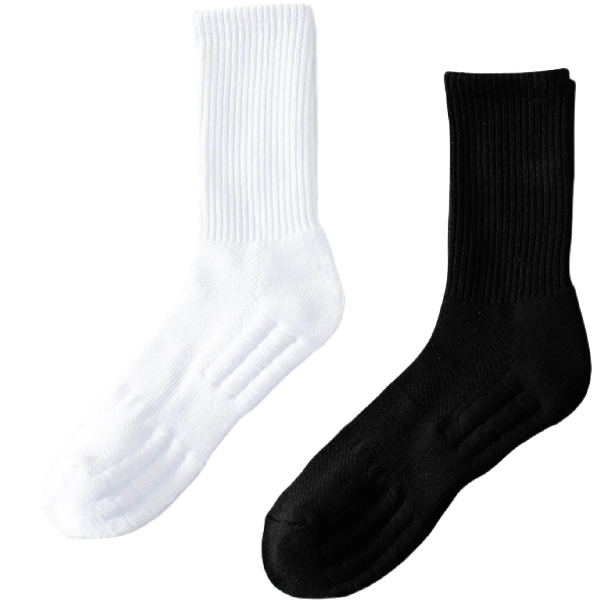 Classic Solid Color Mid Tube Cotton Sock 4