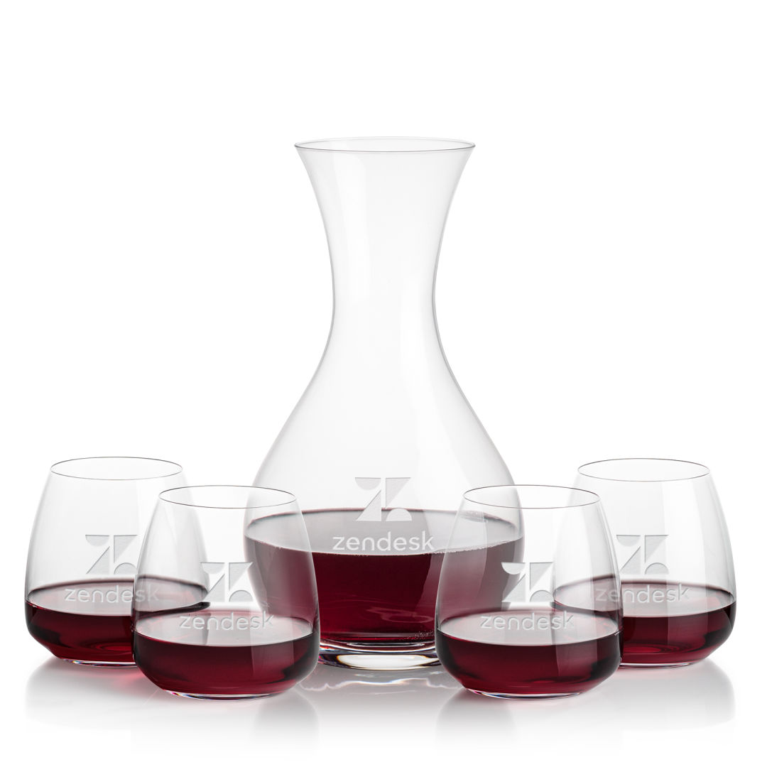 Adelita Carafe & Hogarth Stemless Wine 4
