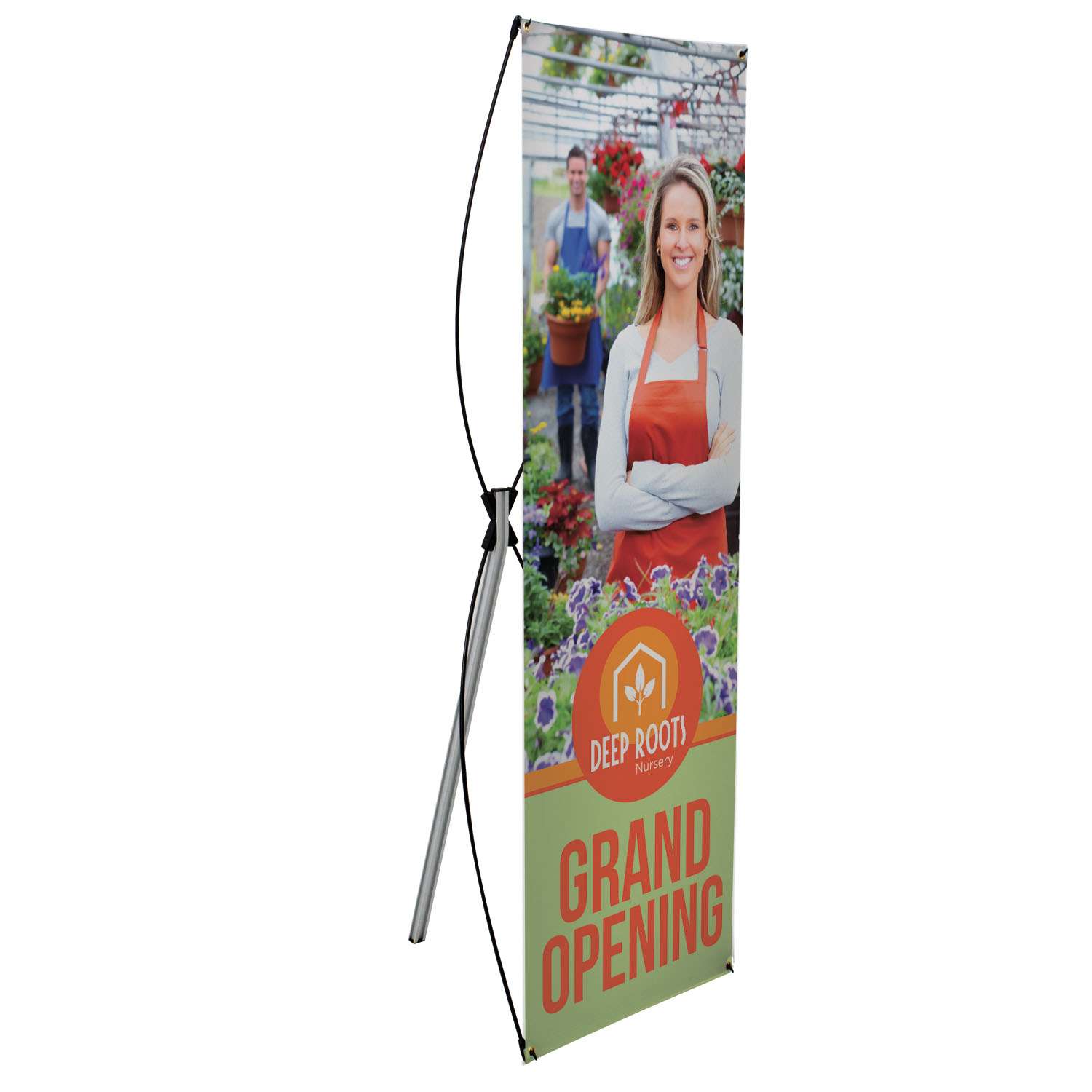 23.5" x 70" Euro-X Banner Display Kit 1