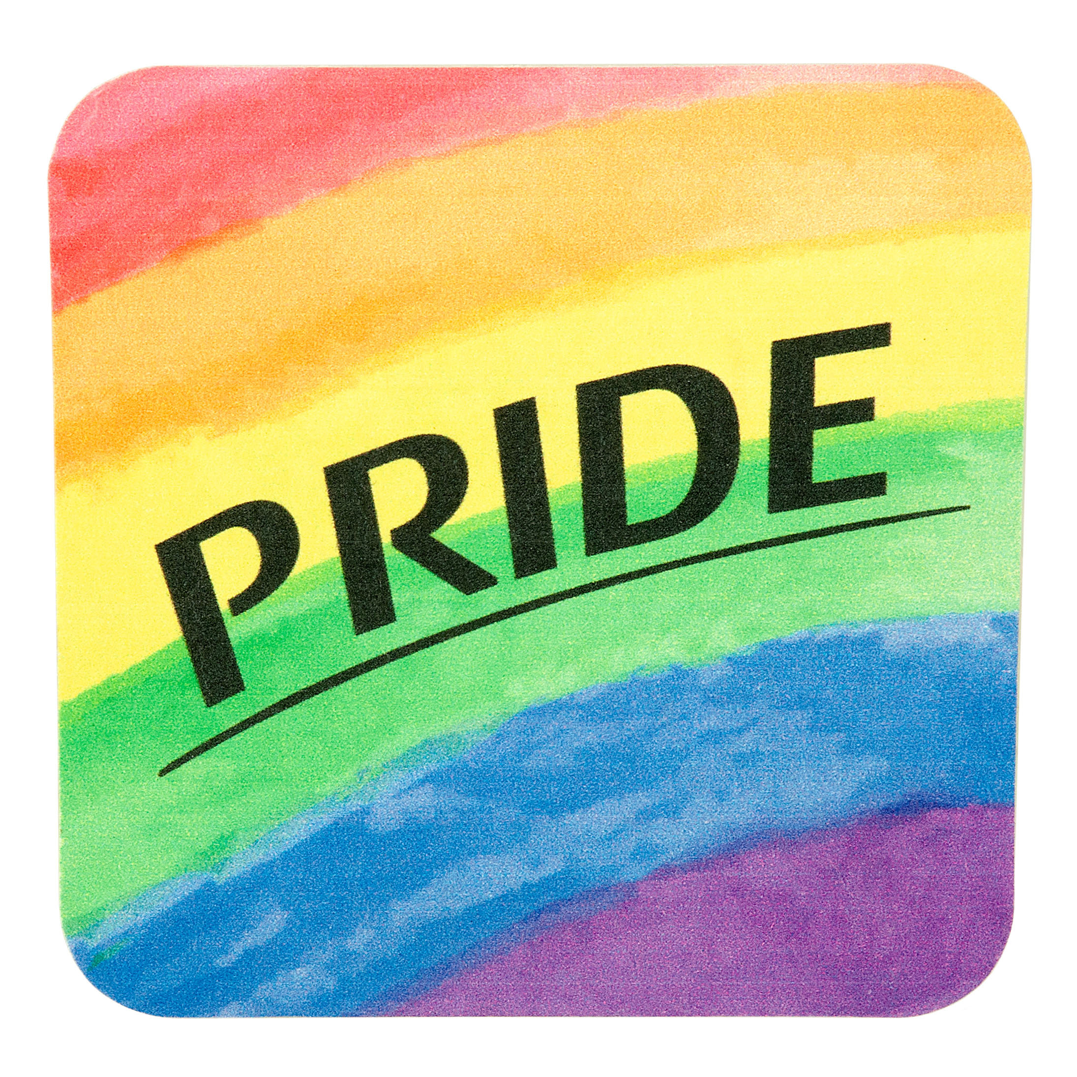 Full Color Process 40 Point Pride Pulp Board Coaster