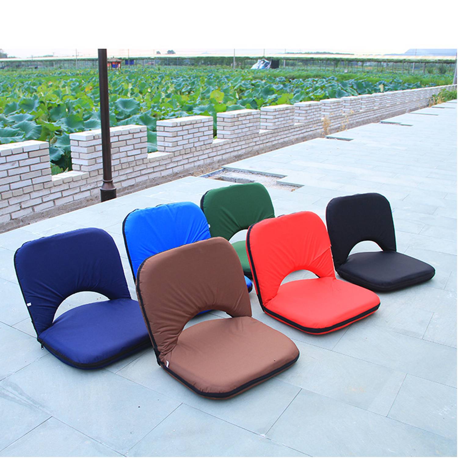 Stadium Reclining Bleacher Seat W/ Back Support 7