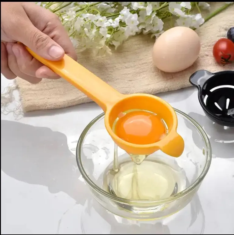 Extended Handle Plastic Egg White Separator 3